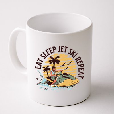 Eat Sleep Jet Ski Repeat Gift Coffee Mug