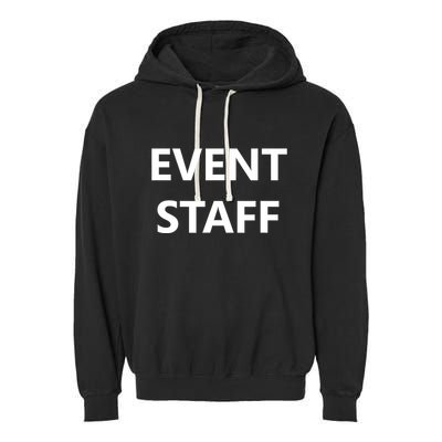 Event Staff Job Worker Employee Uniform Garment-Dyed Fleece Hoodie