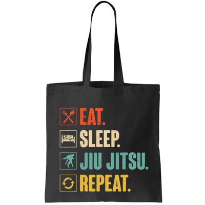 Eat Sleep Jiujitsu Repeat Funny Jiujitsu Martial Art Combat Bag