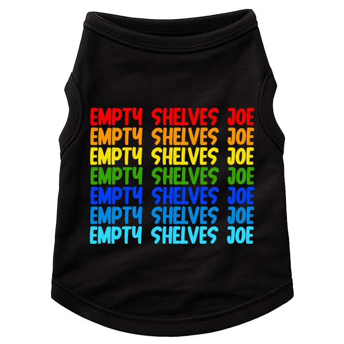 Empty Shelves Joe Retro Colorful Doggie Tank