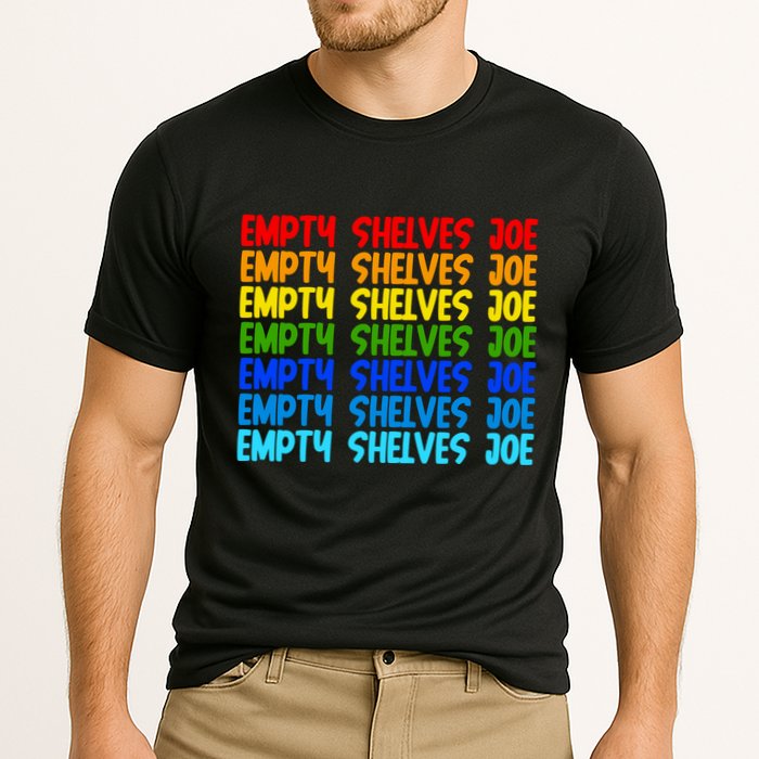 Empty Shelves Joe Retro Colorful Performance Shirt