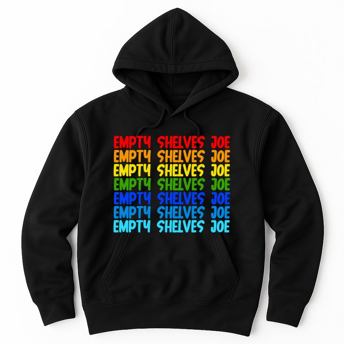 Empty Shelves Joe Retro Colorful Hoodie