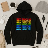 Empty Shelves Joe Retro Colorful Hoodie