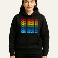 Empty Shelves Joe Retro Colorful Hoodie