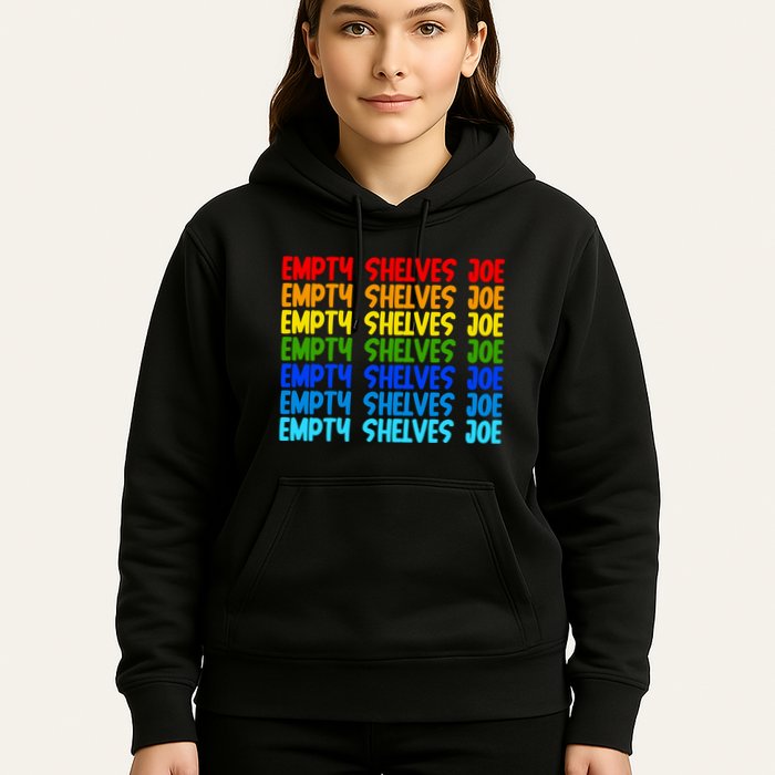 Empty Shelves Joe Retro Colorful Hoodie