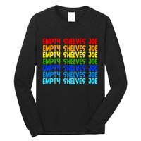 Empty Shelves Joe Retro Colorful Long Sleeve Shirt