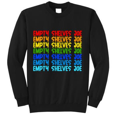 Empty Shelves Joe Retro Colorful Sweatshirt