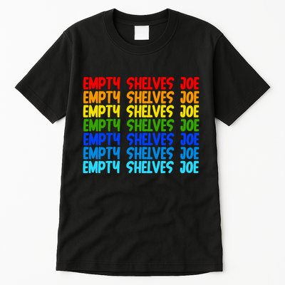 Empty Shelves Joe Retro Colorful Tall T-Shirt