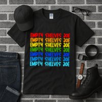 Empty Shelves Joe Retro Colorful Tall T-Shirt