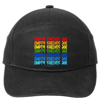 Empty Shelves Joe Retro Colorful 7-Panel Snapback Hat