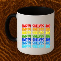 Empty Shelves Joe Retro Colorful Mug
