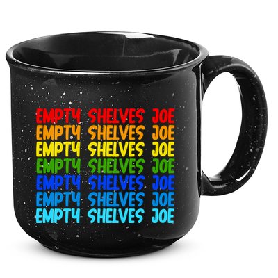 Empty Shelves Joe Retro Colorful 15oz Campfire Ceramic Mug
