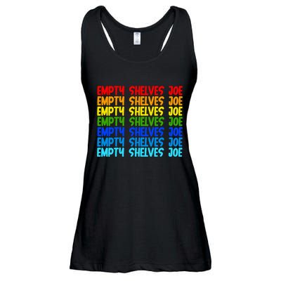 Empty Shelves Joe Retro Colorful Ladies Essential Flowy Tank