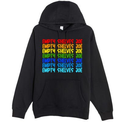 Empty Shelves Joe Retro Colorful Premium Pullover Hoodie