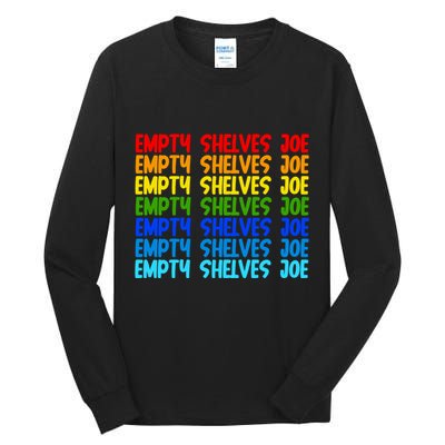 Empty Shelves Joe Retro Colorful Tall Long Sleeve T-Shirt
