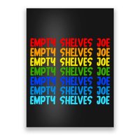 Empty Shelves Joe Retro Colorful Poster