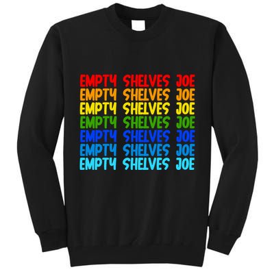 Empty Shelves Joe Retro Colorful Tall Sweatshirt