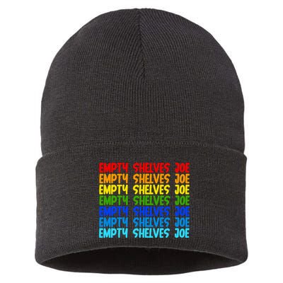 Empty Shelves Joe Retro Colorful Sustainable Knit Beanie
