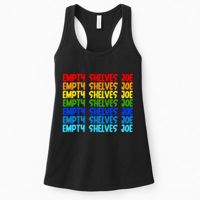 Empty Shelves Joe Retro Colorful Womens Tank Top