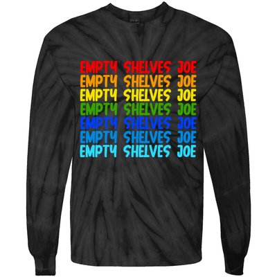 Empty Shelves Joe Retro Colorful Tie-Dye Long Sleeve Shirt