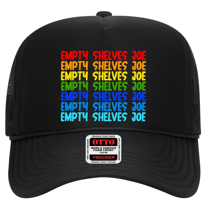 Empty Shelves Joe Retro Colorful Trucker Hat