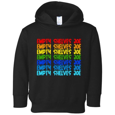 Empty Shelves Joe Retro Colorful Toddler Hoodie
