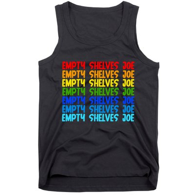 Empty Shelves Joe Retro Colorful Tank Top
