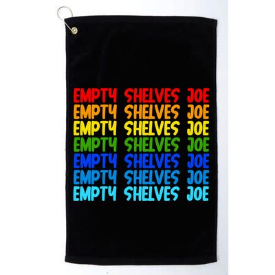 Empty Shelves Joe Retro Colorful Golf Towel