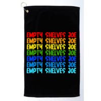 Empty Shelves Joe Retro Colorful Golf Towel