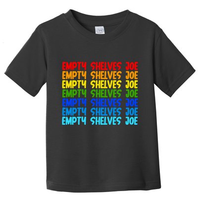 Empty Shelves Joe Retro Colorful Toddler T-Shirt