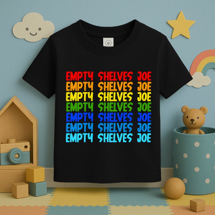 Empty Shelves Joe Retro Colorful Toddler T-Shirt