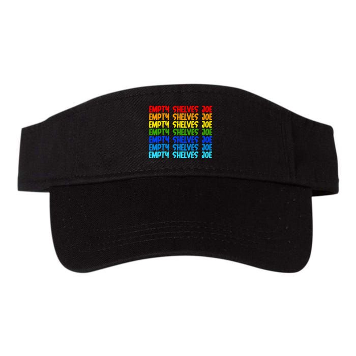 Empty Shelves Joe Retro Colorful Visor