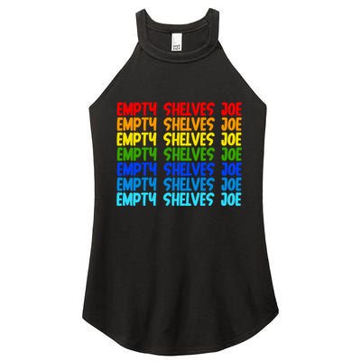 Empty Shelves Joe Retro Colorful Women's Perfect Tri Rocker Tank
