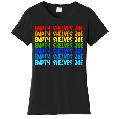 Empty Shelves Joe Retro Colorful Women's T-Shirt