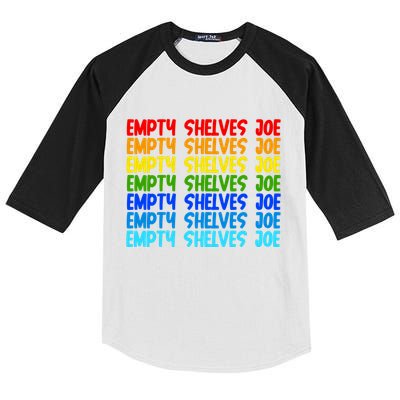 Empty Shelves Joe Retro Colorful Kids Colorblock Raglan Jersey