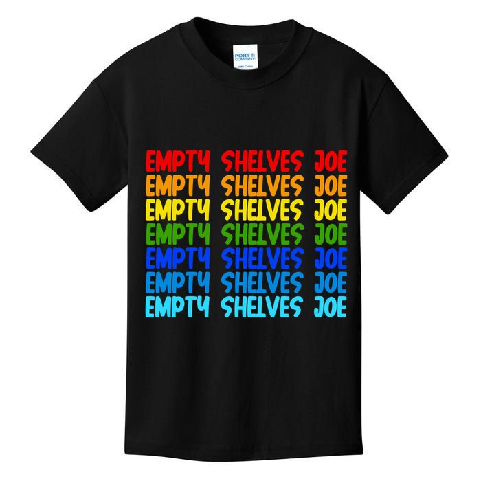 Empty Shelves Joe Retro Colorful Kids T-Shirt