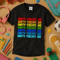 Empty Shelves Joe Retro Colorful Kids T-Shirt
