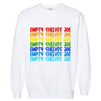 Empty Shelves Joe Retro Colorful Garment-Dyed Sweatshirt