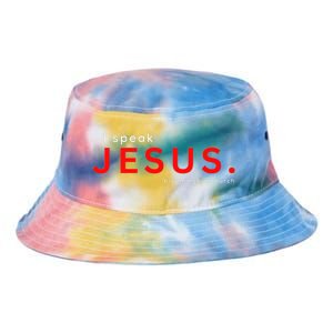 Easter: Speak Jesus Premium Tie Dye Newport Bucket Hat