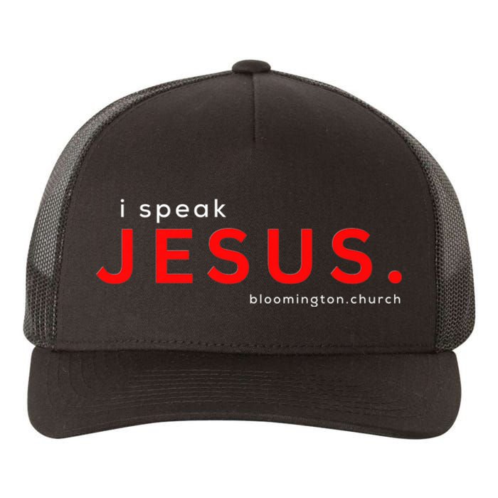 Easter: Speak Jesus Premium Yupoong Adult 5-Panel Trucker Hat