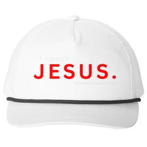 Easter: Speak Jesus Premium Snapback Five-Panel Rope Hat