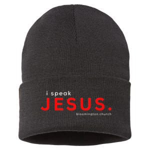 Easter: Speak Jesus Premium Sustainable Knit Beanie