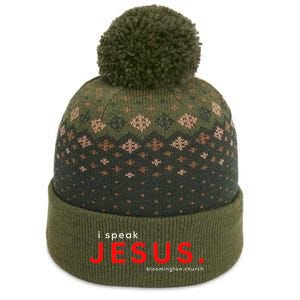 Easter: Speak Jesus Premium The Baniff Cuffed Pom Beanie