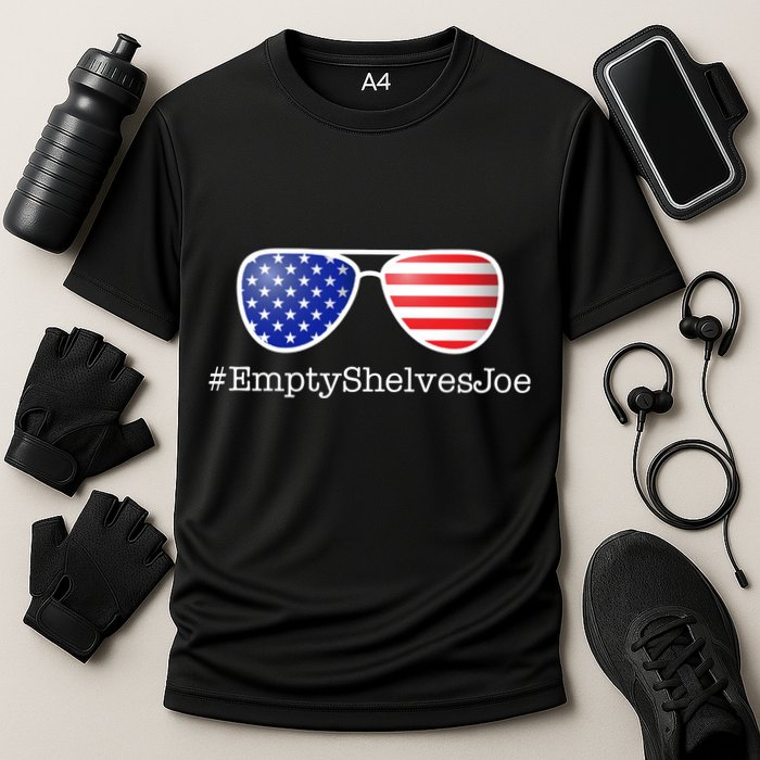 Empty Shelves Joe, #EmptyShelvesJoe USA Shades Cooling Performance Crew T-Shirt