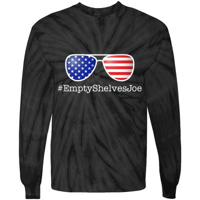 Empty Shelves Joe, #EmptyShelvesJoe USA Shades Tie-Dye Long Sleeve Shirt