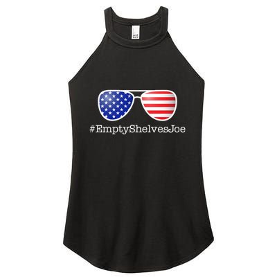 Empty Shelves Joe, #EmptyShelvesJoe USA Shades Women's Perfect Tri Rocker Tank