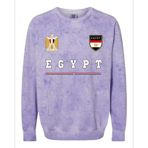 Egypt Sportsoccer Jersey Flag Football Cairo Colorblast Crewneck Sweatshirt