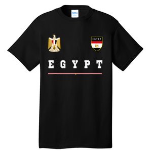 Egypt Sportsoccer Jersey Flag Football Cairo Tall T-Shirt