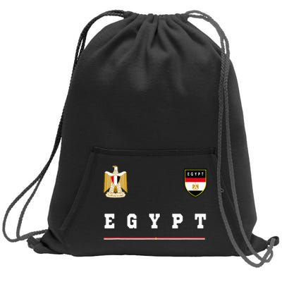 Egypt Sportsoccer Jersey Flag Football Cairo Sweatshirt Cinch Pack Bag