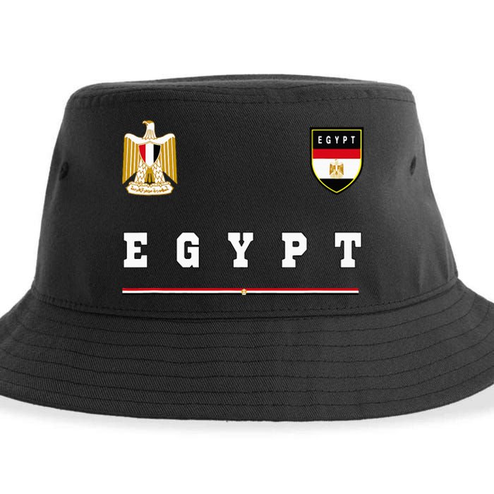 Egypt Sportsoccer Jersey Flag Football Cairo Sustainable Bucket Hat